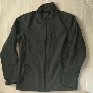 Swiss Tech zip front jacket, very soft interior lining! Dark grey, men's small